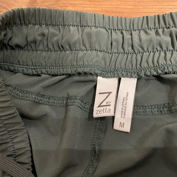 Medium sage green active shorts. Size medium. - Picture 2 of 3